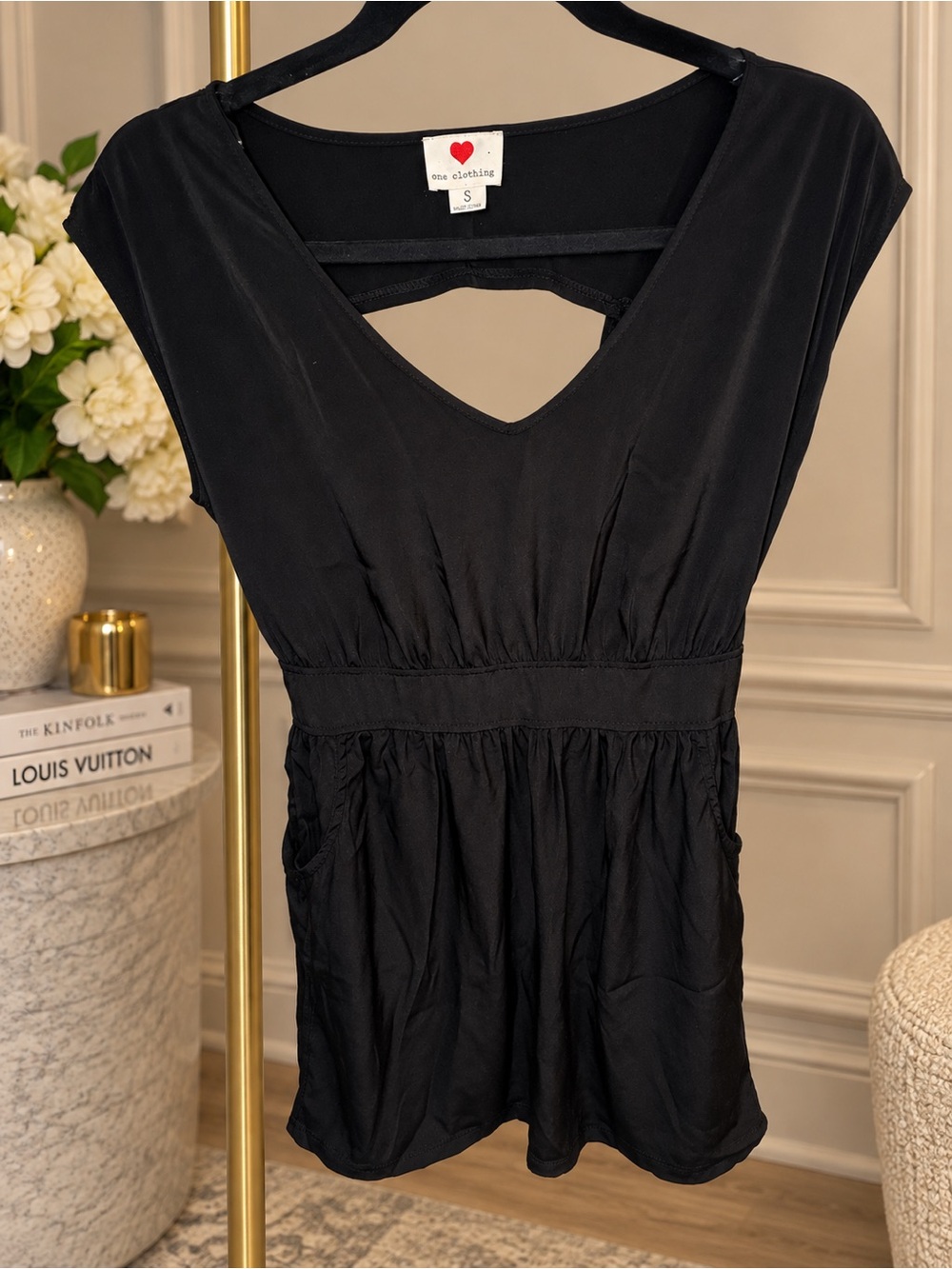one clothing Black Mini Dress Size Small